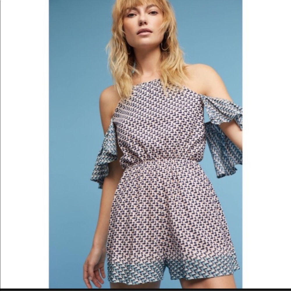 New! Anthropologie Elevenses Romper